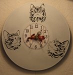 Clock Tribal Cats.JPG